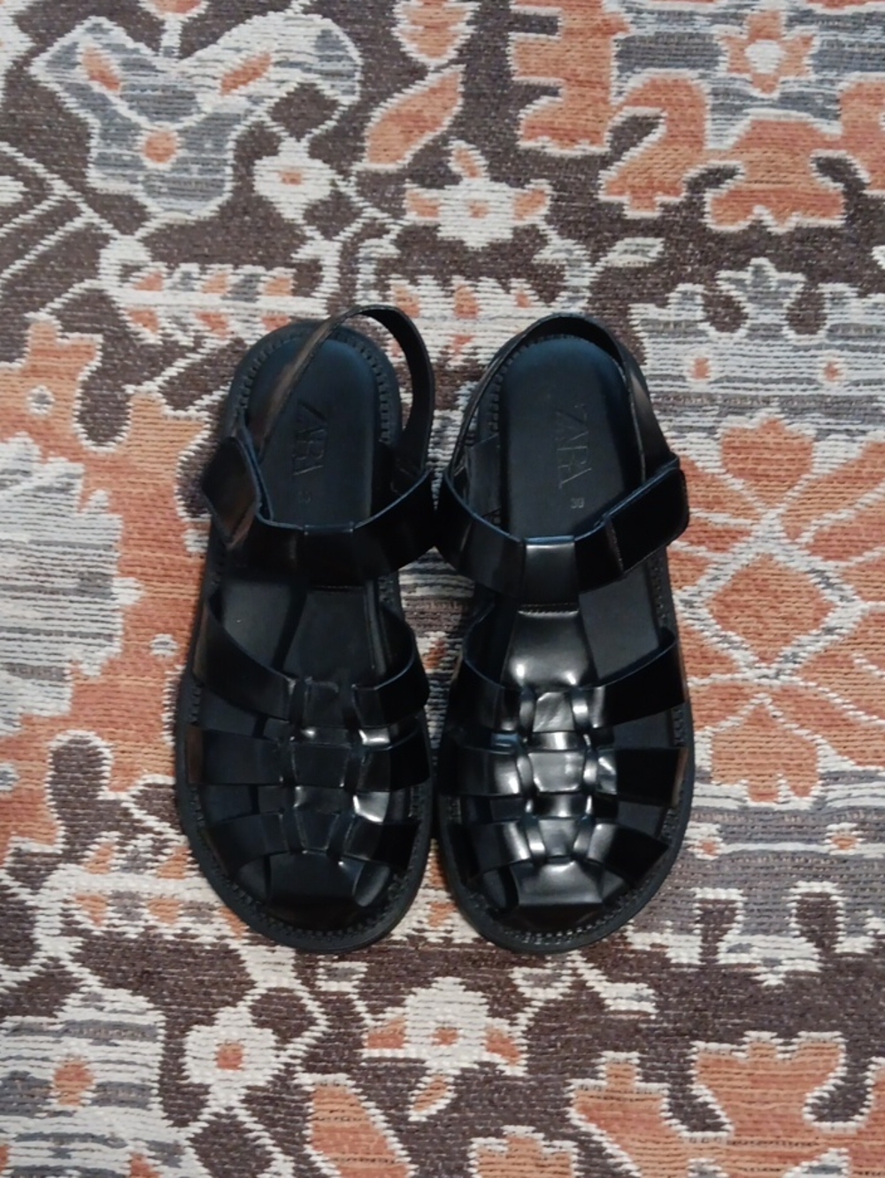 Zara Black  Fisherman Sandal